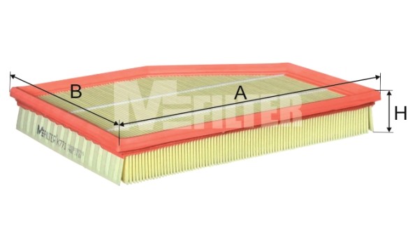 фильтр воздушный!\ BMW E60/E61/E63/E64 2.2-3.0 03> K771 MFILTER AUTOMOTIVE FILTERS