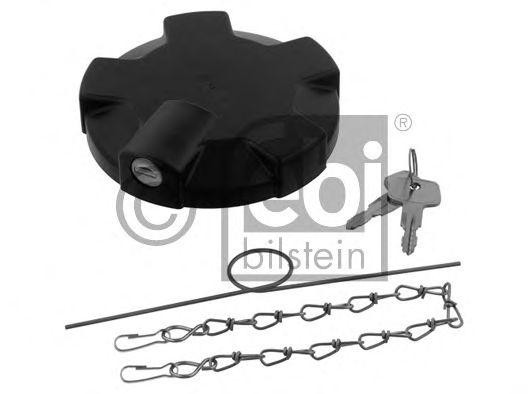 Крышка бака топливного IVECO MERCEDES RENAULT VOLVO с ключом,замок сбоку (пласти 06286 FEBI BILSTEIN