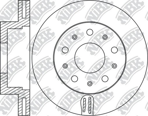 Диск тормозной CITROEN JUMPER/FIAT DUCATO/PEUGEOT BOXER 06- RN1847 RN1847 NIBK