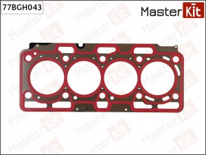 Прокладка ГБЦ ГБЦ RENAULT K9K 666/ K9K 858/ K9K 658/ K9K 856/ K9K 667 77BGH043 77BGH043 MASTER KIT