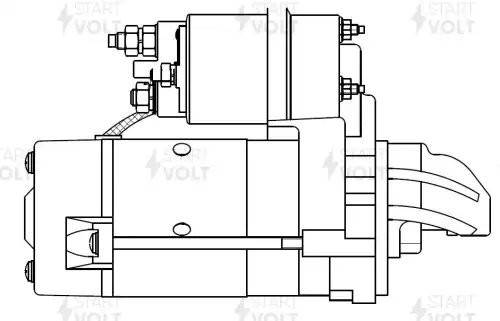 Стартер для а/м BMW X5 E53 (01-)/5 E60 (02-)/7 E65 (02-) 3.0D 2кВт (LSt 2633) LST 2633 START VOLT