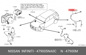 479005NA0C Датчик 47900-5NA0C NISSAN