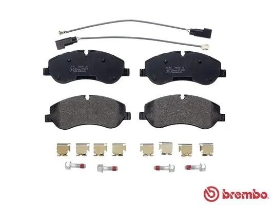 Колодки тормозные FORD Transit (14-) передние (4шт.) BREMBO P24152 BREMBO
