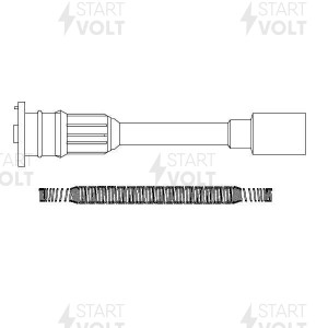 Наконечник катушки зажигания для а м Mazda 323 (98-) Premacy (99-) 1.8i 2.0i (ST STC 2511 START VOLT