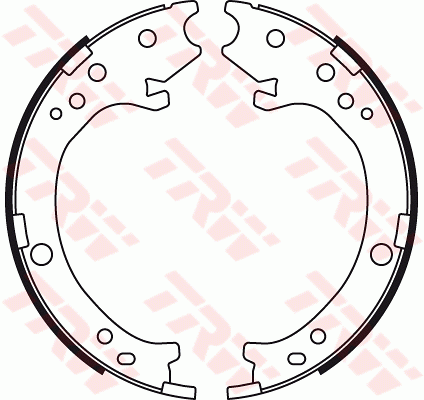 GS8779 колодки барабанные ручника\ Honda CR-V 2.0/2.2CTDi 02-06 GS8779 TRW