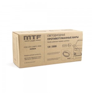 Фары противотуманные светодиодные MTF Light ХОНДА, линза, 12В, 5000К, 10Вт, ЕСЕ  FL10HD2 MTF