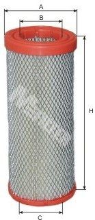 фильтр воздушный! H260 D112.5 d106\ CARRIER A1076 MFILTER AUTOMOTIVE FILTERS