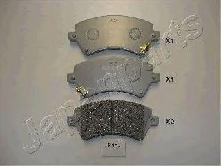 TOYOTA COROLLA _E12 11/01> 57.4x131.7x17.8 PA211AF JAPAN PARTS GROUP