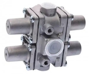 Клапан ЗИЛ,КАМАЗ,МАЗ защитный 4-х контурный MEGAPOWER 35014001 MEGA POWER