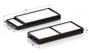 Фильтр салонный CU22001-2 CU220012 MANN FILTER