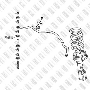 MITSUBISHI SPACE STAR 98>/COLT/LANCER L=130mm FP0941 FIXAR