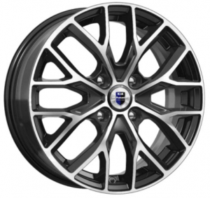 КиК Лилиом 16.0 / 6.0J PCD 4x114.30 ET 40.00 ЦО 67.10 Литой / Черный с полирован 77046 K K