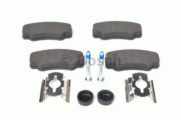 Колодки тормозные PEUGEOT Boxer CITROEN Jumper FIAT Ducato (94-) задние (4шт.) B 0 986 494 049 BOSCH