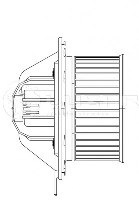 Мотор отопителя BMW 3 (E90),X3 (F25) (10-) LUZAR LFH26173 LUZAR