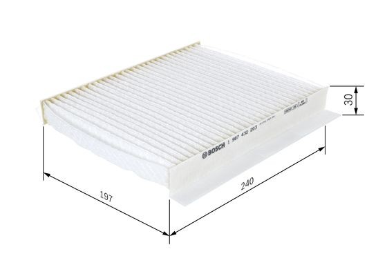 HONDA CIVIC 5D (2006-2012) НЕ УГОЛЬНЫЙ 1 987 432 203 BOSCH