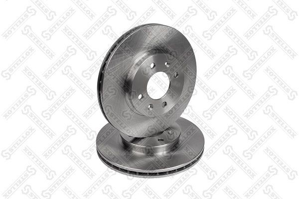 диск тормозной передний!\ Hyundai Accent/Solaris, Kia Rio 1.4/1.6/1.5CRDi 11> 6020-1953-SX STELLOX