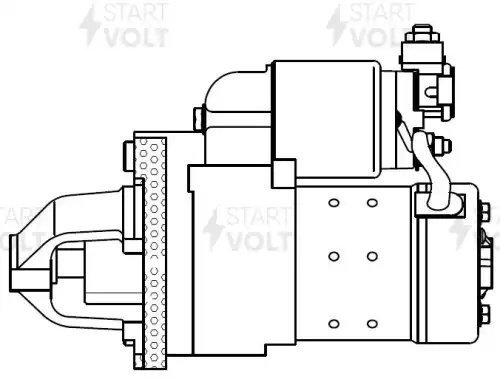 Стартер для а/м Infiniti FX (09-)/EX (08-) 3.5i 1,4кВт (LSt 1420) LST 1420 START VOLT