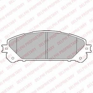 LP2201 колодки дисковые п.\ Lexus RX 3.5 09> LP2201 DELPHI