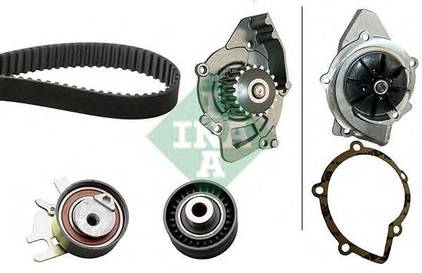 Комплект ГРМ PEUGEOT 307 CITROEN C4 с насосом водяным INA 530 0449 30 INA