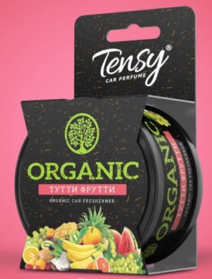 ароматизатор! TENSY (TO-03) на панель, органик, банка 'Тутти фрутти'\ TO03 TENSY