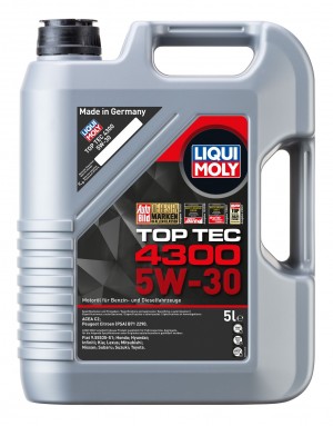 Масло моторное LIQUI MOLY TOP TEC 4300 5W30 синт.5л 2324 LIQUI MOLY