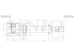 ШРУС внутренний правый CVJ-30187 UNIO