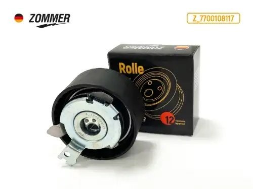 Ролик ремня ГРМ ВАЗ Largus, RENAULT Logan, Sandero дв. K4M (16 кл) натяжной Z7700108117 ZOMMER