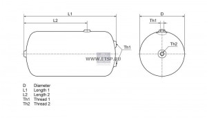 Ресивер воздушный 2.44342 DIESEL TECHNIC