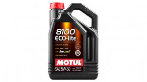 Масло моторное MOTUL 8100 ECO-LITE 5W30 синт.5л 108214 MOTUL