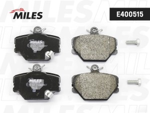 Колодки тормозные передние (Смесь Low-Metallic) SMART CITY-COUPE(450), FORTWO (4 E400515 MILES