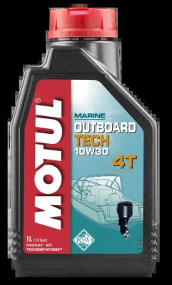 Масло моторное для 4-х тактных двигателей лодок MOTUL OUTBOARD Tech 4T 10W30 п/с 106453 MOTUL