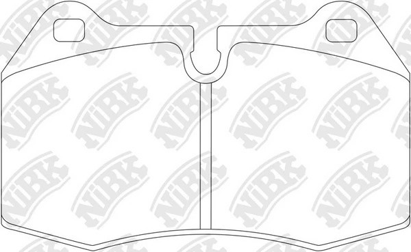 Колодки тормозные BMW 7 (E38) передние (Sport) (4шт.) NIBK PN0165S NIBK