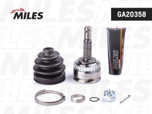 ШРУС наружный OPEL CORSA 1.0-1.7D 94-01 (с ABS) (GKN 302454) GA20358 GA20358 MILES