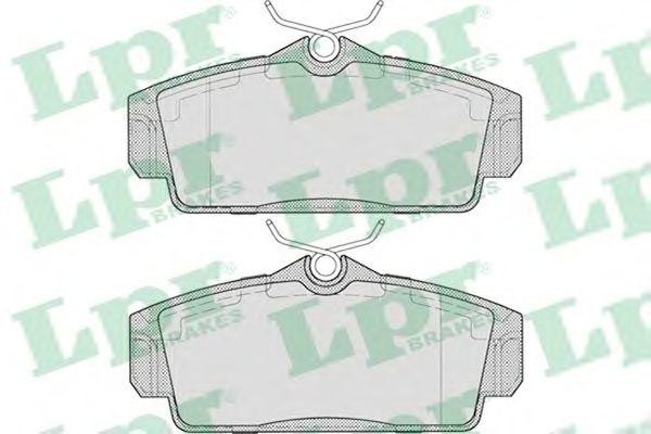 Колодки тормозные передние NISSAN ALMERA N16, PRIMERA P11 05P706 05P706 LPR