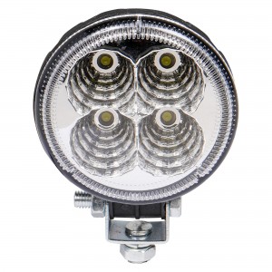 Фара светодиодная "AIRLINE" 83х83х51 12W 12/24V (4 LED, рассеянный свет, круглая ALED002 AIRLINE