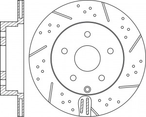 Диск тормозной INFINITI FX35 (07-) задний (1шт.) NIBK RN1185DSET NIBK