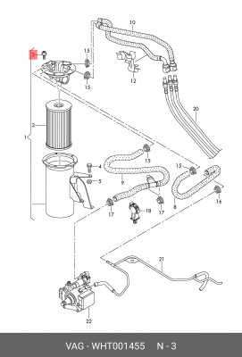 AUDI/SEAT/SKODA/VW М5*0,8*8*torx WHT 001 455 VAG