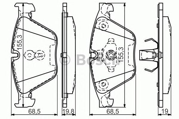 BMW 5-СЕРИЯ F10/F11 (2010>) 0 986 494 549 BOSCH
