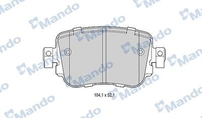 Колодки тормозные VW Passat (14-) AUDI A1 (10-),Q3 (11-) SKODA Octavia (12-) зад MBF015285 MANDO