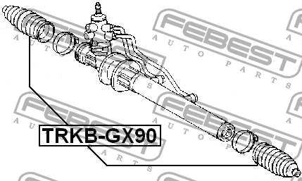 Пыльник рулевой TRKB-GX90 TRKB-GX90 FEBEST