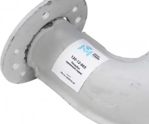 Патрубок КАМАЗ-ЕВРО приемный правый (под 6 шпилек) MEGAPOWER 120-12-005 MEGA POWER