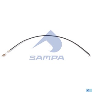 тросик замка капота! L=1000\Scania 4 Series 041435 SAMPA