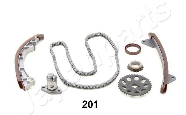 COROLLA E12 (2001-2006) ЦЕПЬ, НАТЯЖИТЕЛЬ, 2 УСПОКОИТЕЛЯ , ЗВЕЗДА Р/В , ЗВЕЗДА К/ KDK-201 JAPAN PARTS GROUP