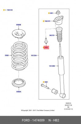 БОЛТBOLT - HEX.HEAD 1474009 1 474 009 FORD