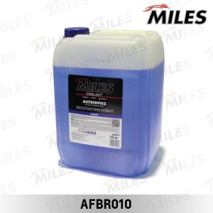 Антифриз готов к применению G11 (синий, SUPER LONG LIFE COOLANT -40C) 10кг AFBR0 AFBR010 MILES