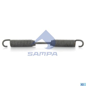 Пружина BPW полуприцепа колодок стяжная (269х25х5) SAMPA 070.122 SAMPA