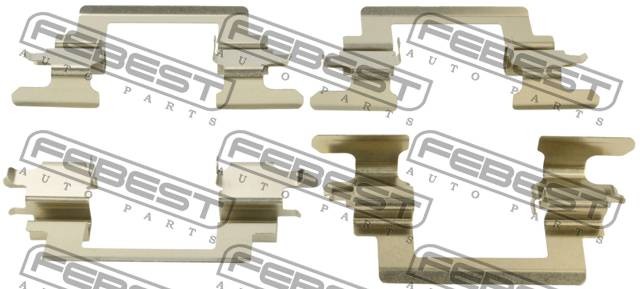 Монтажный комплект для дисковых колодок MITSUBISHI LANCER 2000-2009 0403-CS1AF 0403-CS1AF FEBEST