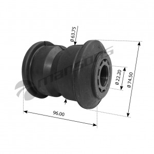 Сайлентблок MERCEDES рессоры (22.5x96) MANSONS 700.204 MANSONS