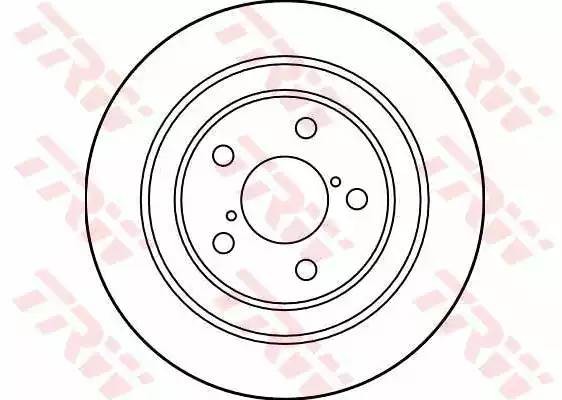 Диск тормозной задний FORESTER (SF, SG), IMPREZA (GC,GD, GG), LEGASY I-III DF309 DF3092 TRW