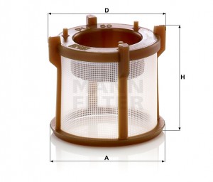Фильтр топливный грубой очистки PU 50 X MANN FILTER